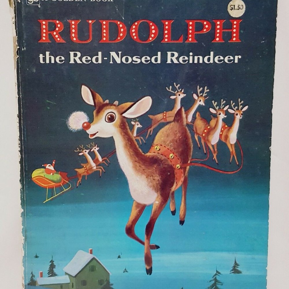 Rudolph the Red Nosed Reindeer Hardcover 1977